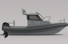 РИБ Кальмар Т-71 RIB Kalmar T-71 вид сбоку